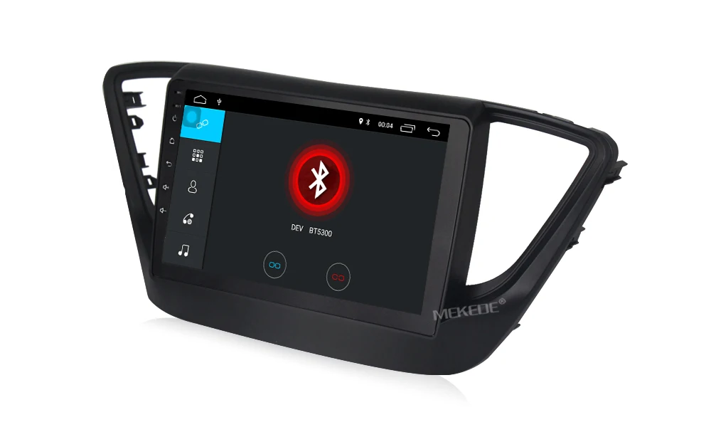 MEKEDE HD 1024x600 автомобильный Радио Мультимедиа Видео плеер навигация gps Android для hyundai solaris no dvd 2 din verna