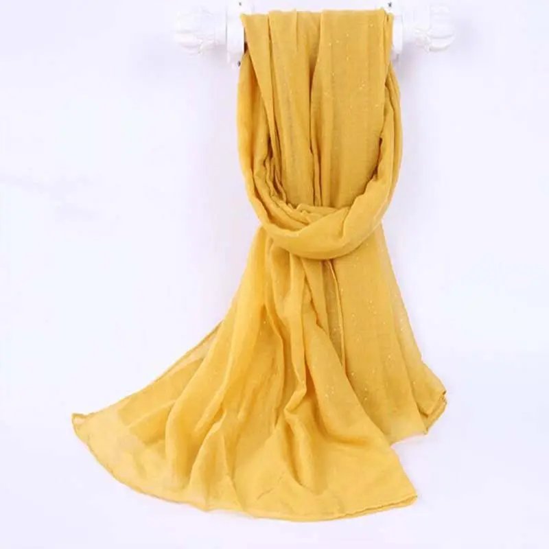 Шелковый шарф-gfs-Лидер продаж новый полноценный золото flash цельного куска Сен