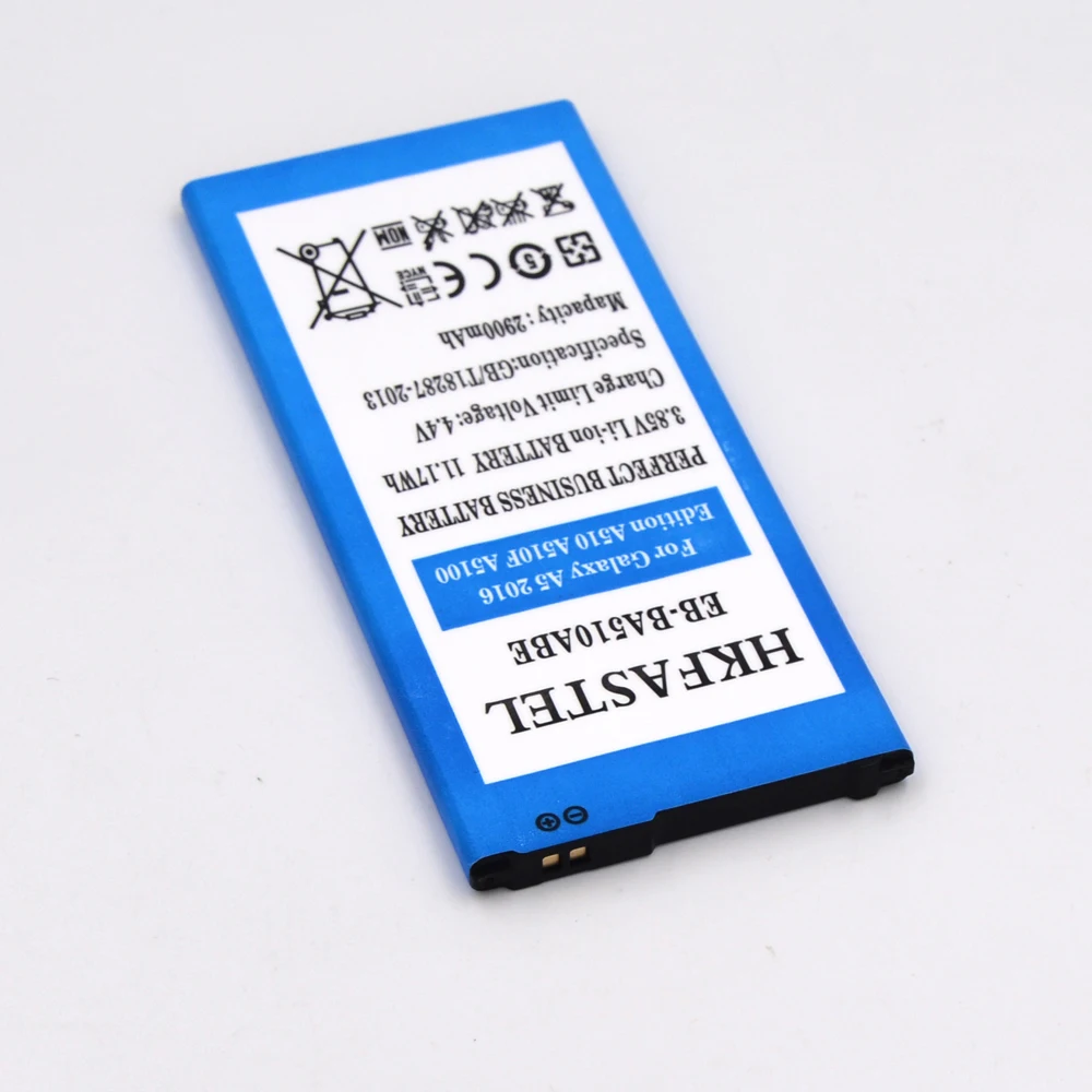 Новый аккумулятор HKFASTEL для Samsung Galaxy A5 2016 Edition A510F A5100 Оригинальные аккумуляторы