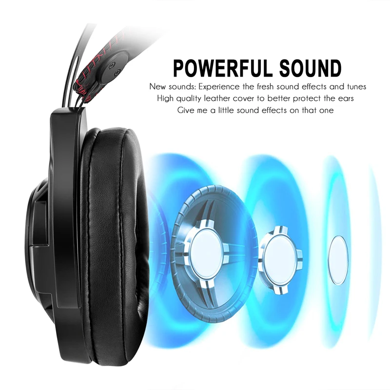 ONIKUMA PC Gamer гарнитура лучшие игровые наушники с микрофоном для компьютера Casque Bass