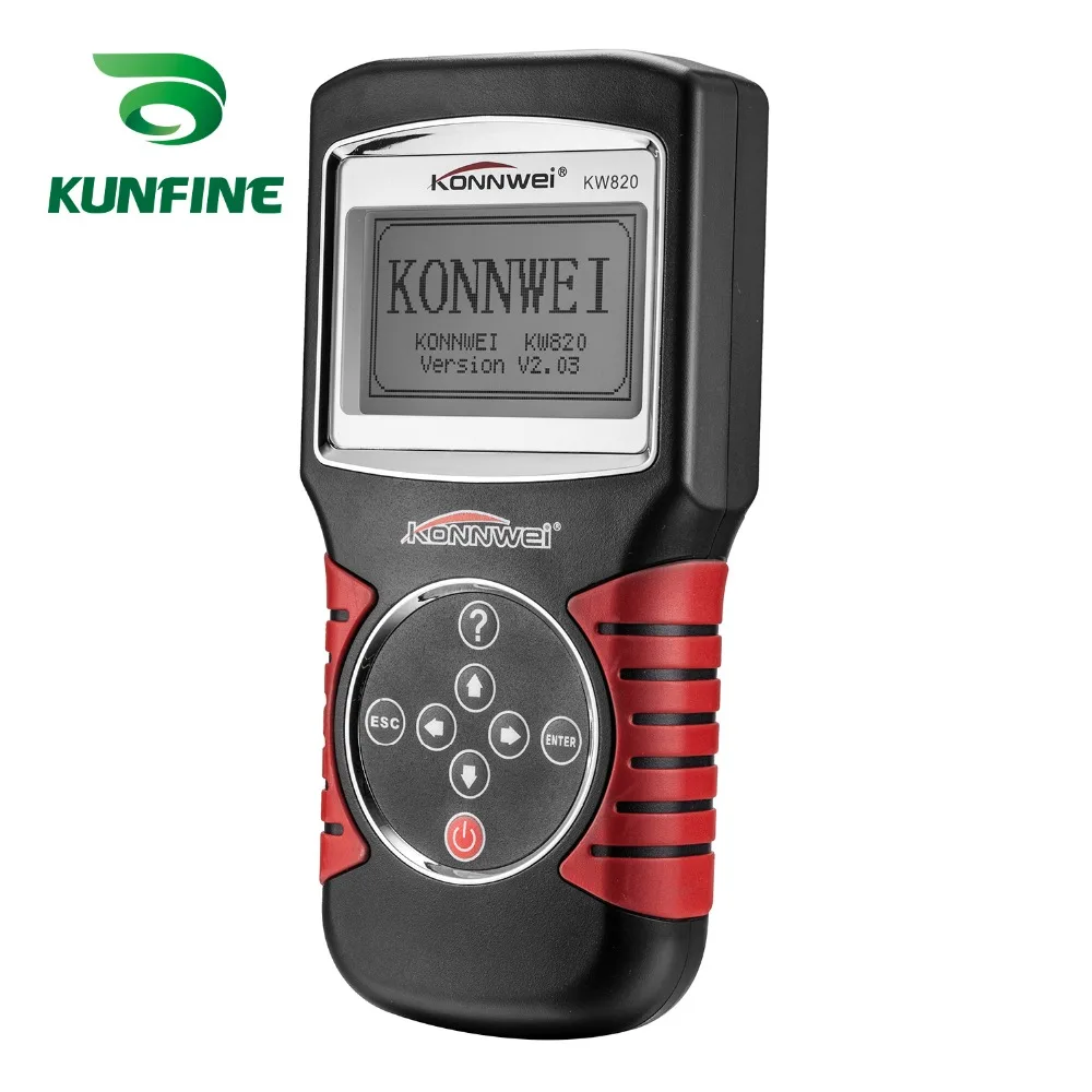 

Автомобильный сканер KUNFINE KW820 EOBD, диагностический сканер OBD2, детектор автомобиля, диагностический инструмент OBDII, сканер OBD 2 PK ELM327