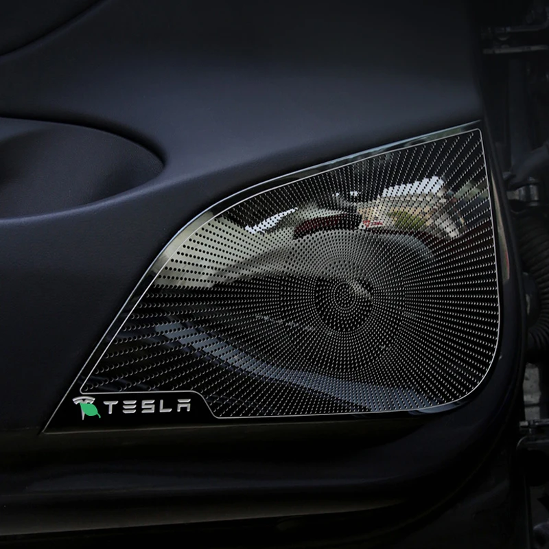 2 шт. декоративные блестки для автомобильного динамика Tesla model 3 | Автомобили и