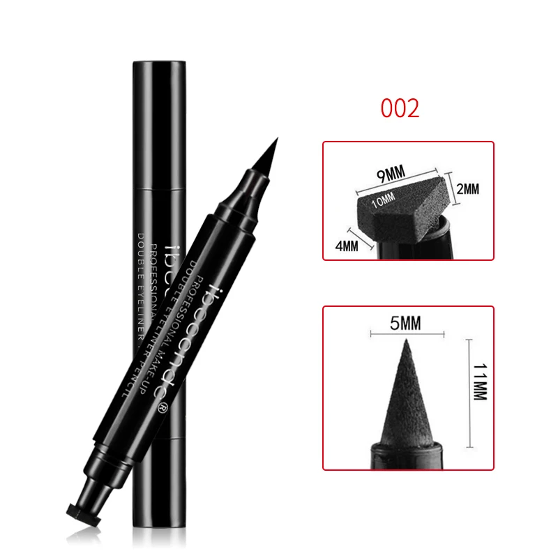 

4 Style Double Ended Eyeliner Stamp Pencil Black Liquid Makeup Waterproof Eye Liner Wing Stamps Eyes Liners Marker Pen Eyeliners
