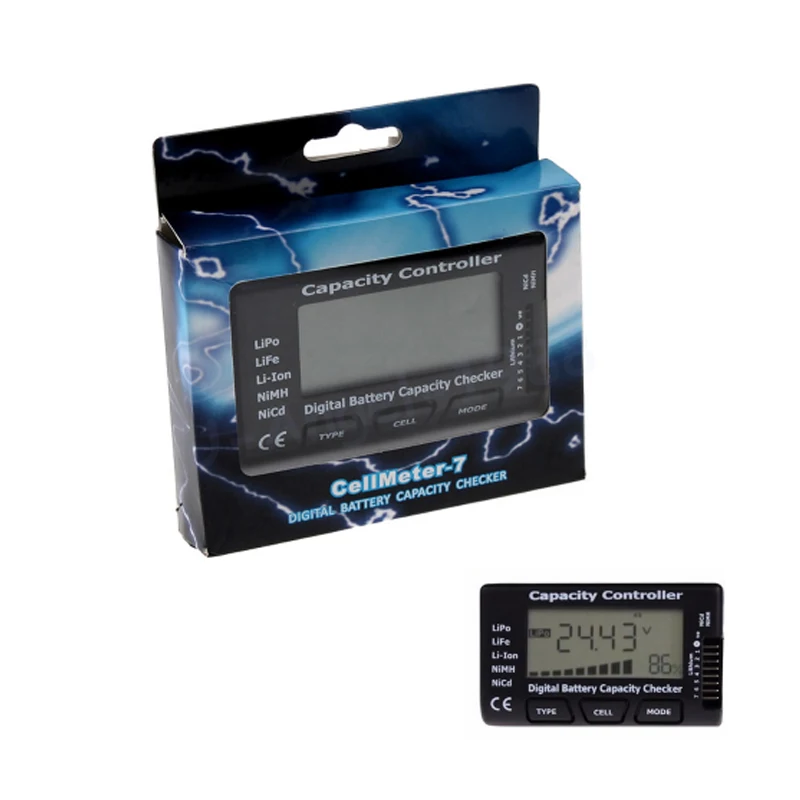 Горячая распродажа цифровой аккумулятор Checker RC CellMeter 7 для LiPo LiFe li ion NiMH Nicd оптовая