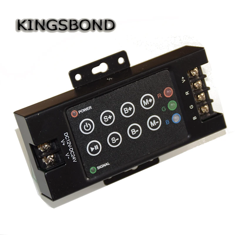 DC12V-24V Led RF 8 клавишный RGB контроллер Диммер сенсорный переключатель для