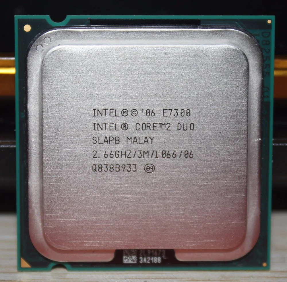 Оригинальный процессор Intel CPU Core2 DUO E7300 2 6 ГГц LGA 775 3 МБ кэш L2/двухъядерный|core2 duo|e7300