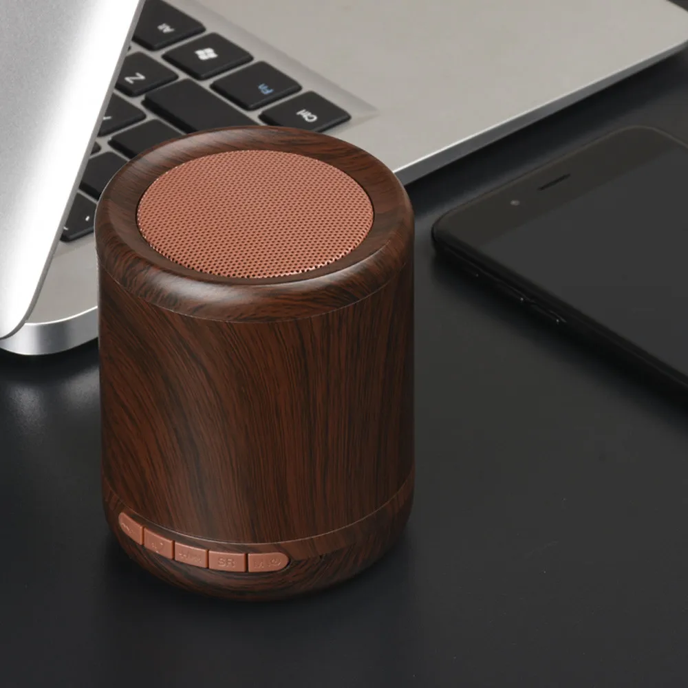 VOBERRY популярный K2001 Деревянный Портативный беспроводной Bluetooth Дополнительный вход громкоговорителя подключается для дома и офиса