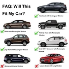 2 шт.компл. автомобильного автоматического окна сетчатый навес абажур сетка москитная анти-УФ средство от насекомых, комаров оконная крышка