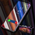 Зеркальный Чехол-книжка для Samsung Galaxy A70, A50, A40, A30, M10, S10e, S8, S9, S10 plus, Note 8, 9, J6, J4 Plus 2018, a 50, s10