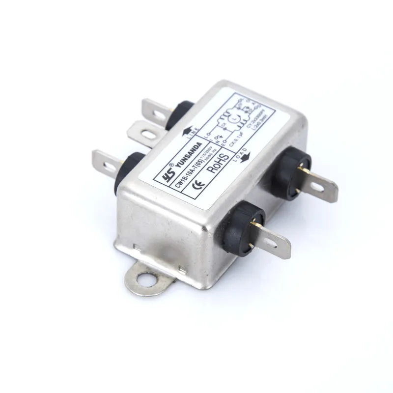 Мощность EMI фильтр CW1B 10A T 115V 250V 50/60HZ разъемы|Соединители| |