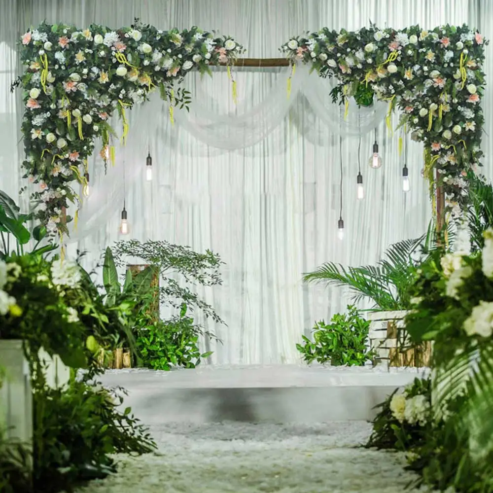 

Trigonal Ornamentation Flower Artificial Plant Mixed DIY Wedding Decor Simulation Floral Wall Scene Layout Decoration Tools