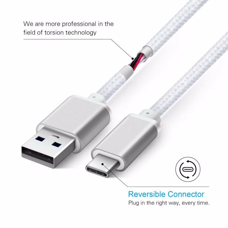 Автомобильное зарядное устройство с 2 портами USB и 1 м кабелем для зарядки