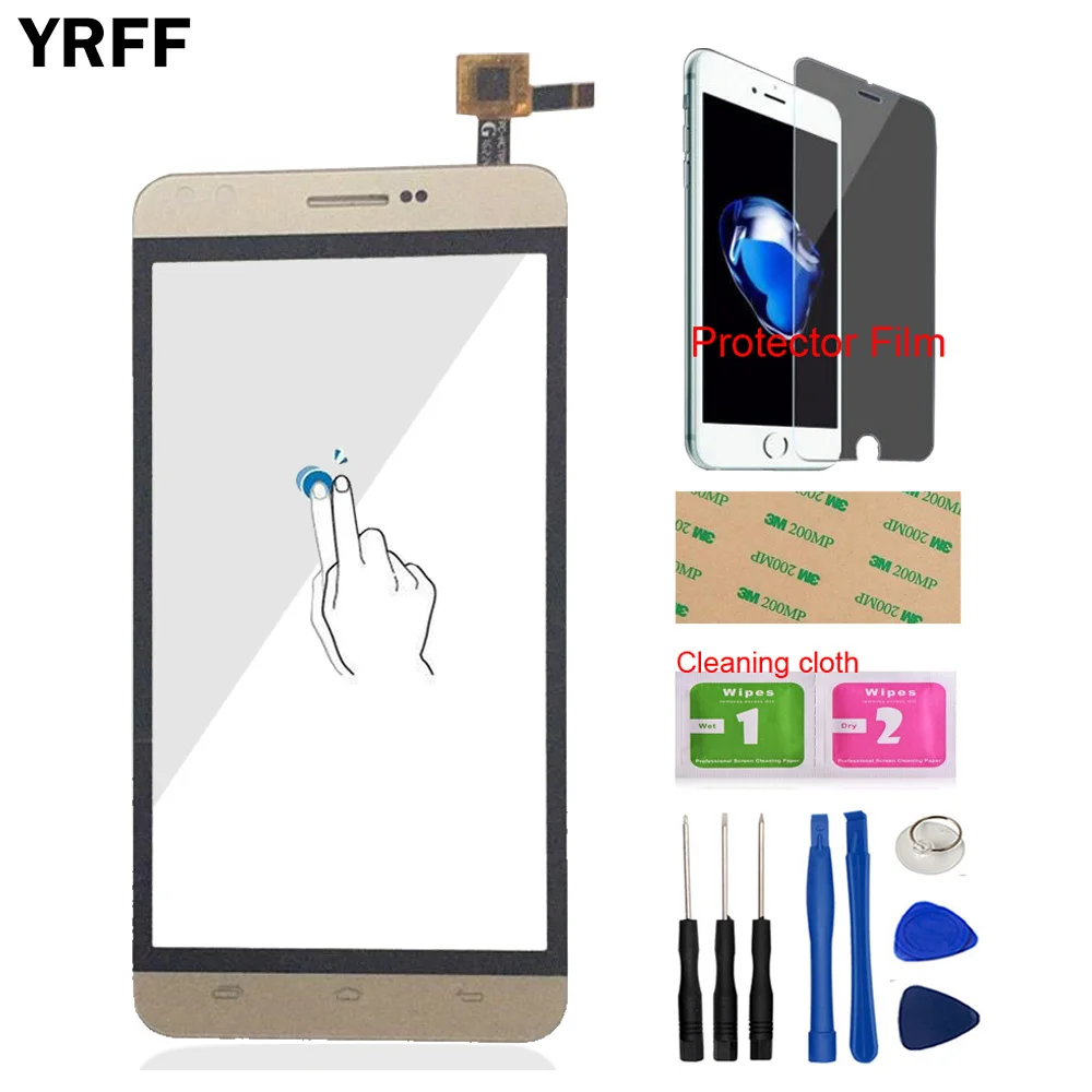 Передний сенсорный экран YRFF для Prestigio muze C3 Psp 3504 Duo дигитайзер панель стеклянные