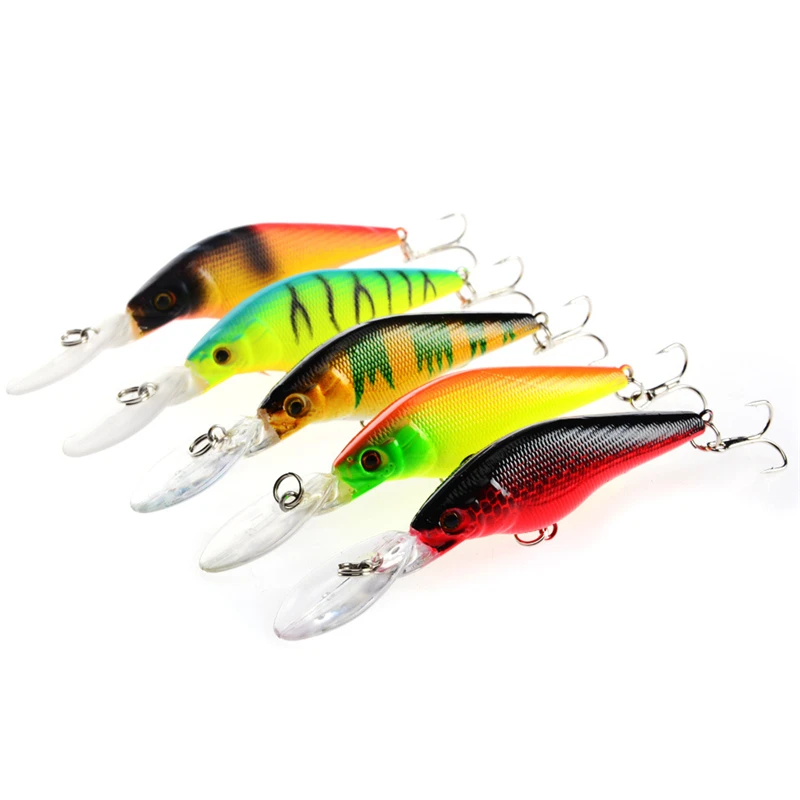 Fishing Minnow Lures 5PCS 9cm 6.6g Shone Pesca Lure Crankbait Artificiais Wobbler Tackle Hard Jigging Bait | Спорт и развлечения