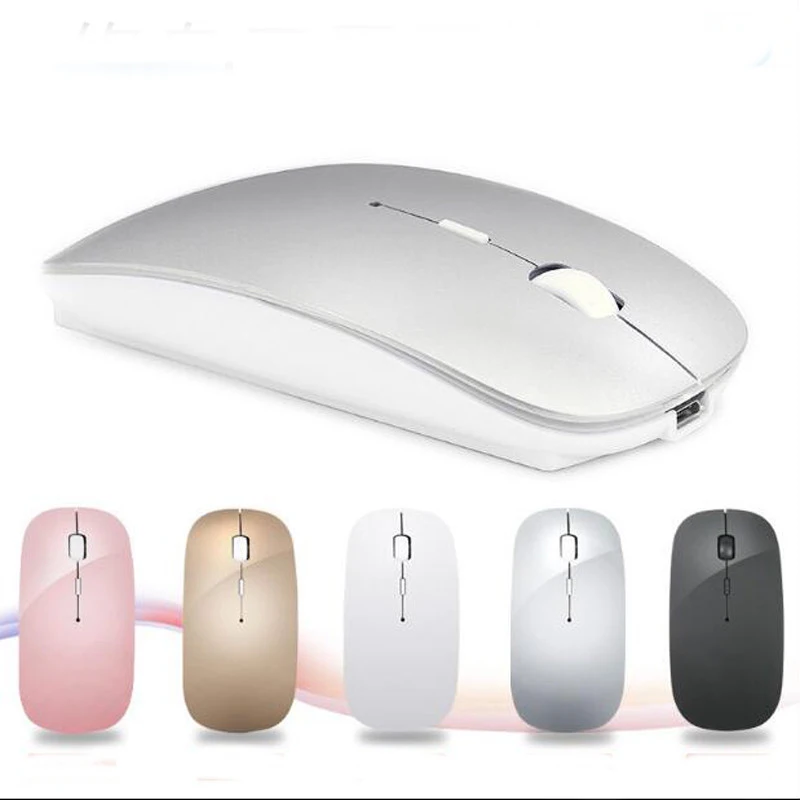 Аккумуляторная Bluetooth 4,0 Беспроводная тонкая мышь Мыши для iPad Mac Apple ноутбук Macbook Ноутбук Настольный планшет поддержка 10