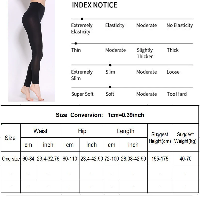 

New Autumn 2020 Sexy Soft & Slim Thin Black Leggings Woman Tights Leggins Elastic Stretch Pencil Pants Drop Shipping