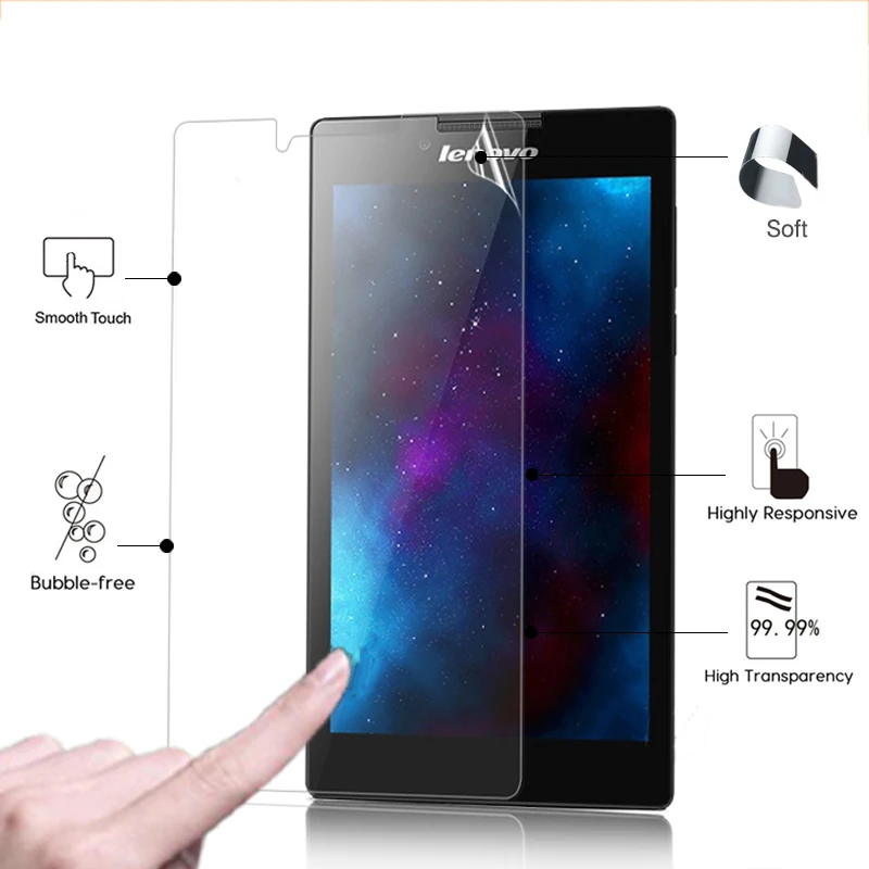 Премиум прозрачные глянцевые пленки для Lenovo Tab 2 A7-30TC 7 0 &quotпланшетный ПК HD LCD