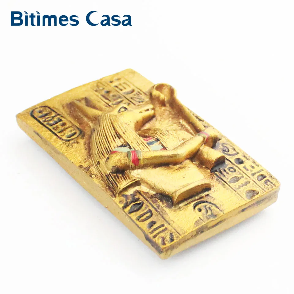 Bitimes 3 шт. 3D магниты на холодильник сувениры для путешествий магниты в египетском стиле культура Клеопатра магнитная наклейка на холодильник Aimant