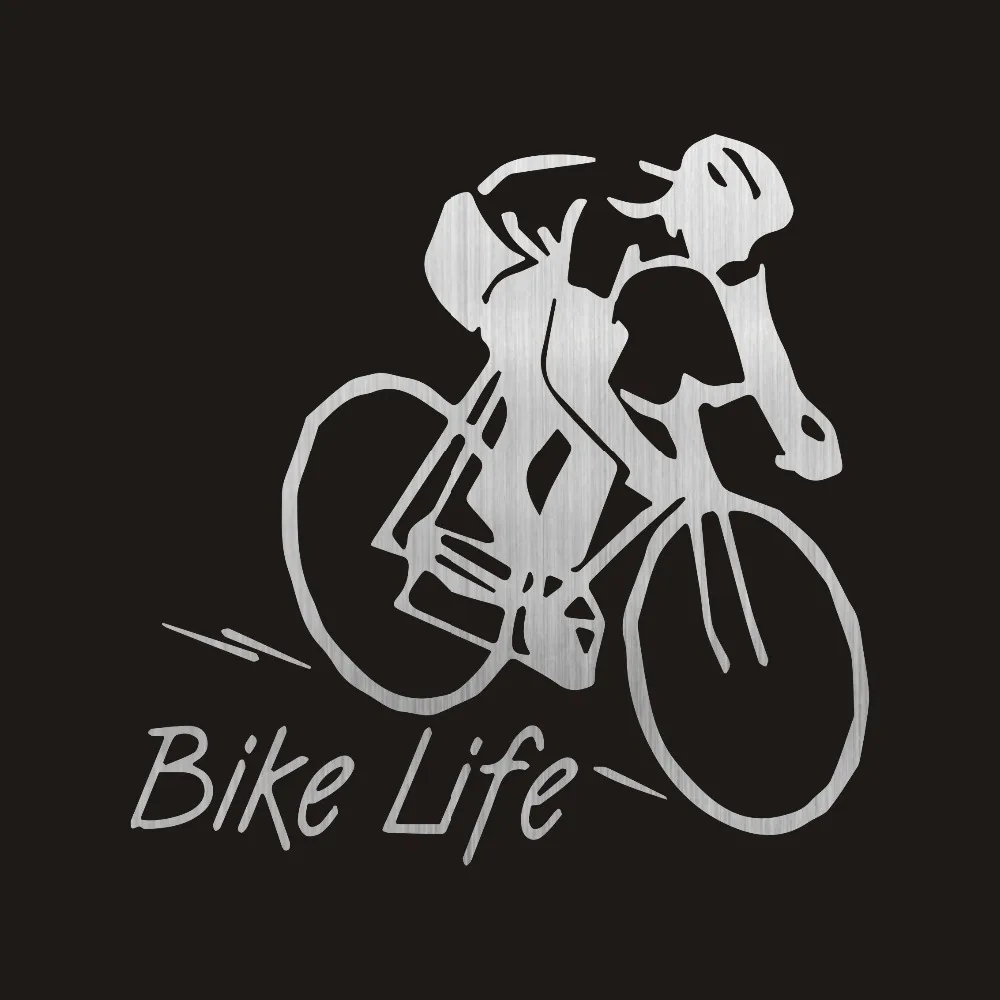 Rylybons 8.8CM*8.9CM Car Sticker Bike Life Peddle Cross Country Stickers Decals for Auto Products Accessories | Автомобили и