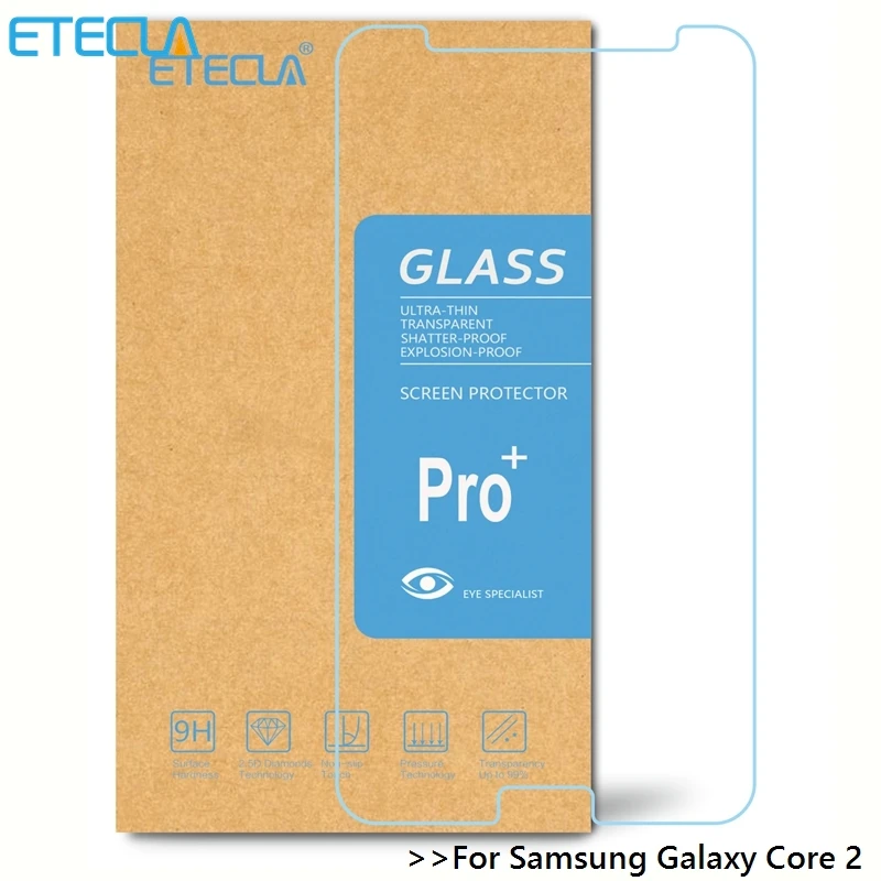 2 шт Для Samsung Galaxy Core закаленное стекло на Стекло Core2 G355h G355 G3559 защита экрана HD