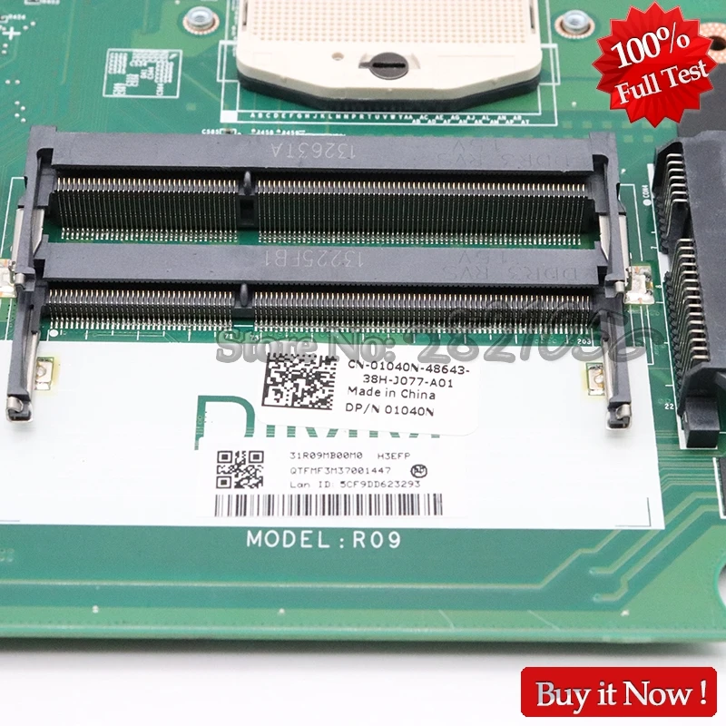 NOKOTION CN 01040N 1040N материнская плата для ноутбука Dell Inspiron 15R 5720 DA0R09MB6H1 MB