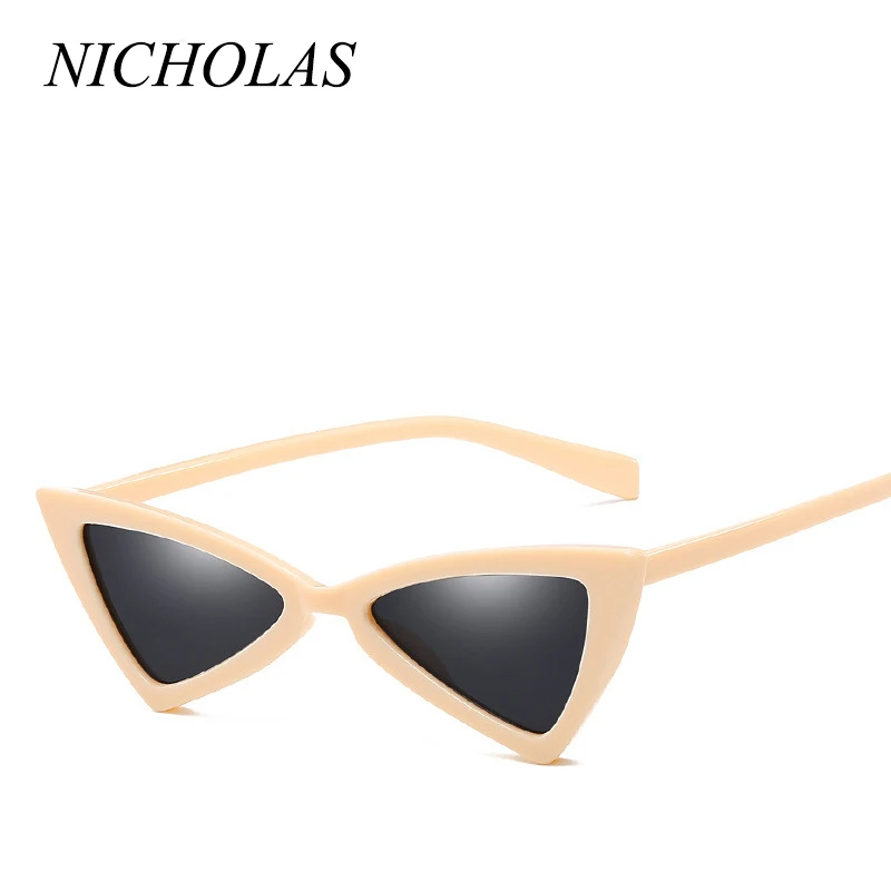 Треугольные очки NICHOLAS женские модные солнцезащитные Oculos De Sol Feminino Lunette Soleil NL148|lunette