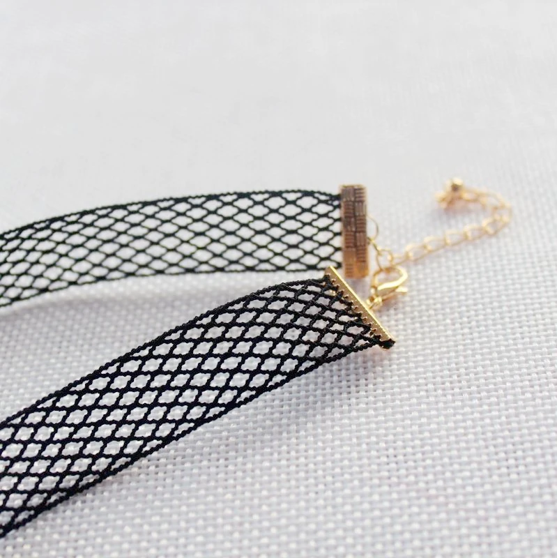 Ошейник женский черный в стиле бохо | Украшения и аксессуары