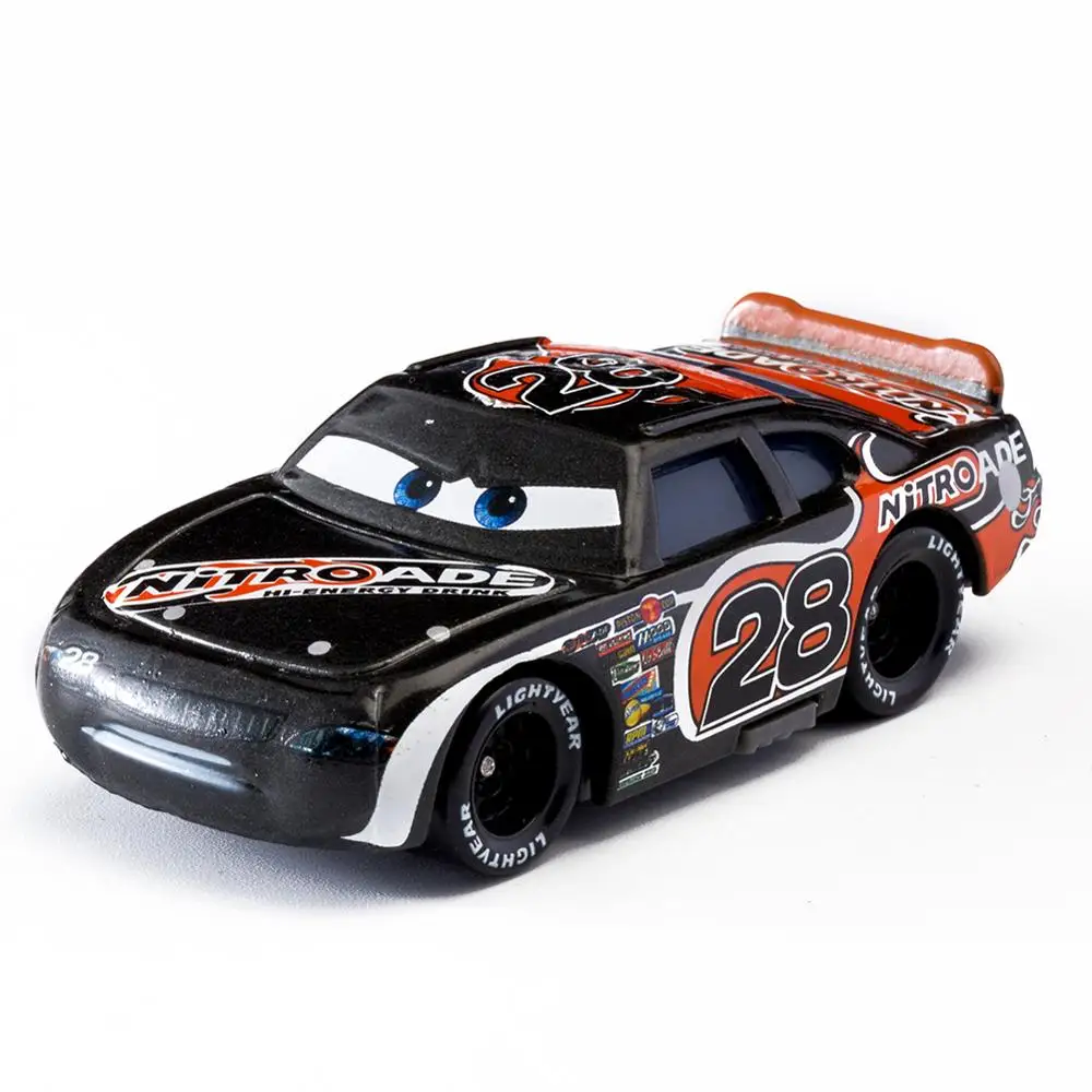 Гоночные машины Дисней Pixar 28 Lightning McQueen Mater Jackson Storm Ramirez 1:55 литой под давлением