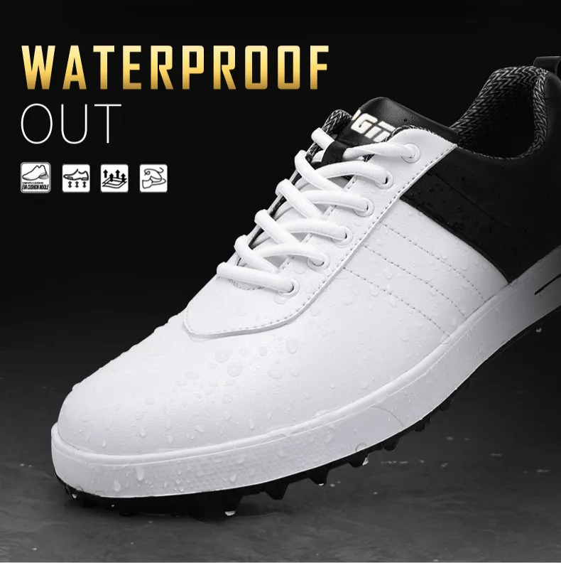 PGM Golf Shoes Golf Sneakers Men's Waterproof Shoes Nailless Breathable Shoes