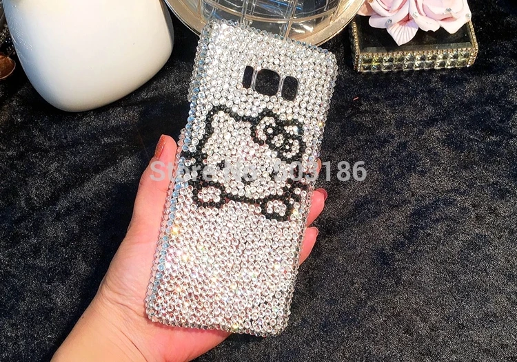 Полный горный хрусталь Алмазный кейс чехол для samsung Galaxy S3 S4 S5 S6 S7 край S8 S9 Plus Note 2 3 4 5