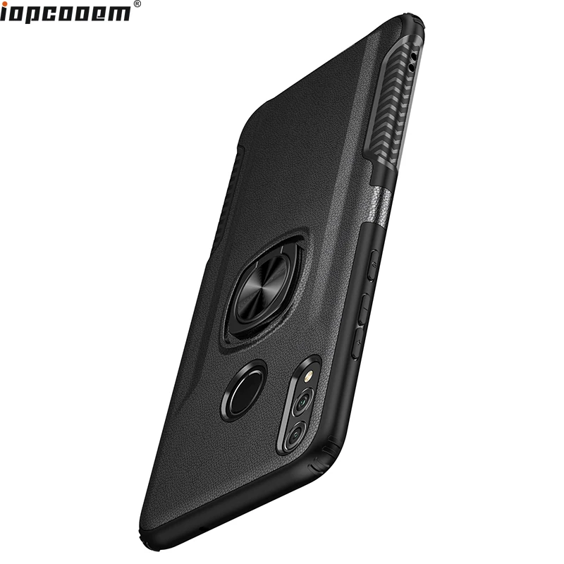 Чехол для телефона huawei Honor 8X Дело палец кольцо Стенд противоударный кузова Броня