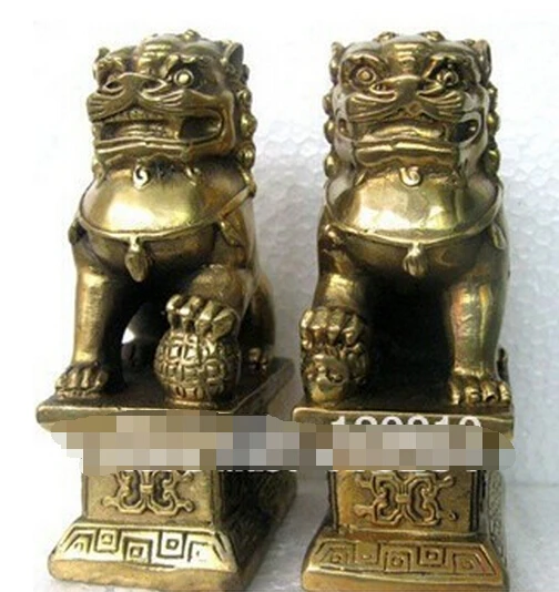 SUIRONG 320 + китайский Foo Dog Лев статуэтки Статуя Пара фигурки Feng Shui предметы восточные