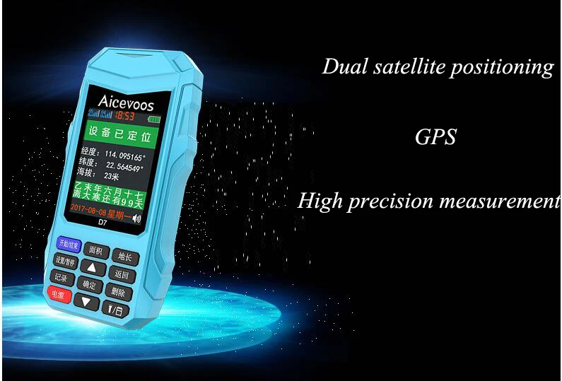 Портативный GPS измеритель площади Земли высокоточное оборудование для съемки
