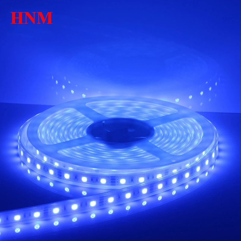 Светодиодная лента RGB SMD5050 12 в пост. Тока 60 светодиодов на метр 5 м рулоне|silicon tube