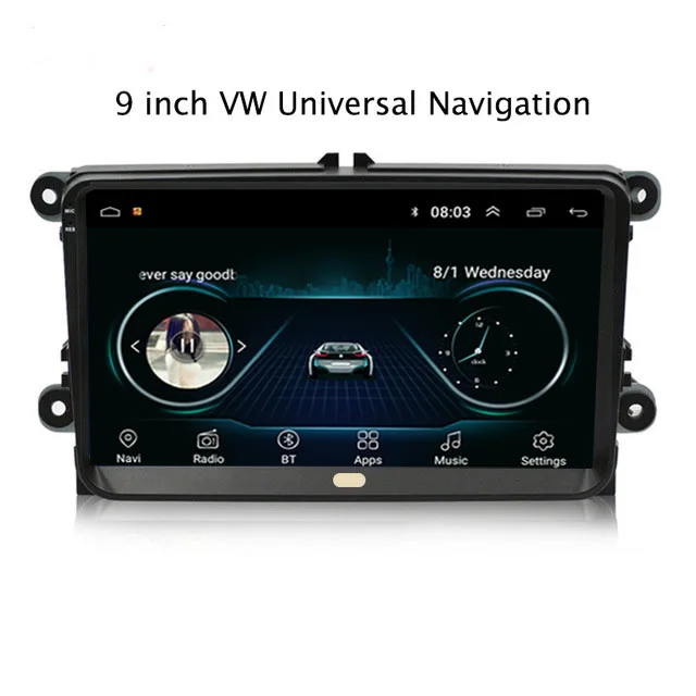 9 &quot2.5D IPS Android 8 1 автомобильный DVD GPS плеер для Volkswagen VW Golf 6 Passat B6 B7 Touran Polo Tiguan Seat leon Skoda