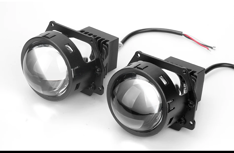 Carlitek 100 Вт projetor фарол для hella 3r 5 Светодиодные Автомобильные фары h4 d4s d4h d3s d2s d1s лампы стайлинга автомобилей дневные ходовые огни 12v Белый 20000lm