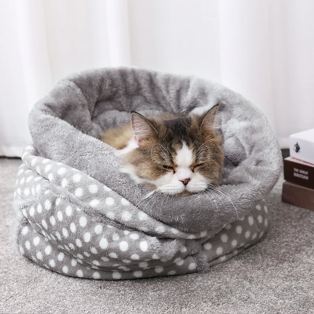 Милый, собака, кот спальные мешки для домашних животных собаки кошки кровати дома теплые мягкие подушки Коврики кролик котенок Щенок Кровать для чихуахуа кошки маленькие собаки