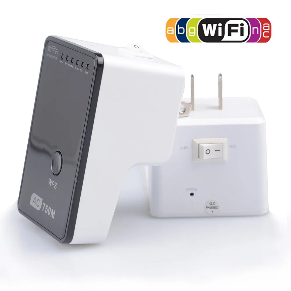 AC01 Универсальный Беспроводной двухдиапазонный Wifi ретранслятор расширитель