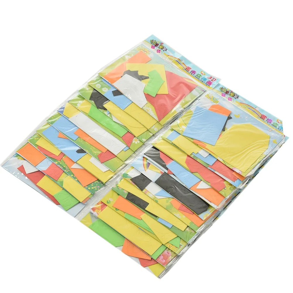 3D наклейка-пазл из вспененного этилвинилацетата с мультяшными животными игрушки