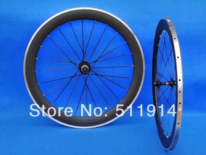 60 мм весь углеродный матовый шоссейный велосипед клинчер для велосипеда с