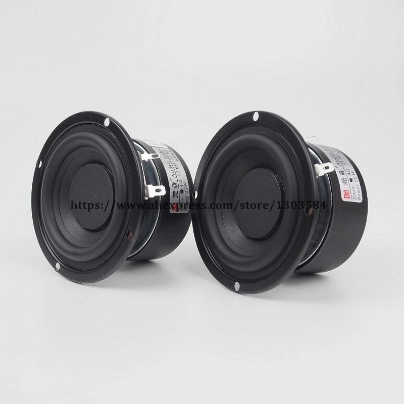 2 шт. портативная мини колонка с объемным динамиком 3 дюйма 4 Ом 25 Вт 8 Ом|4 ohm|8 ohmspeaker