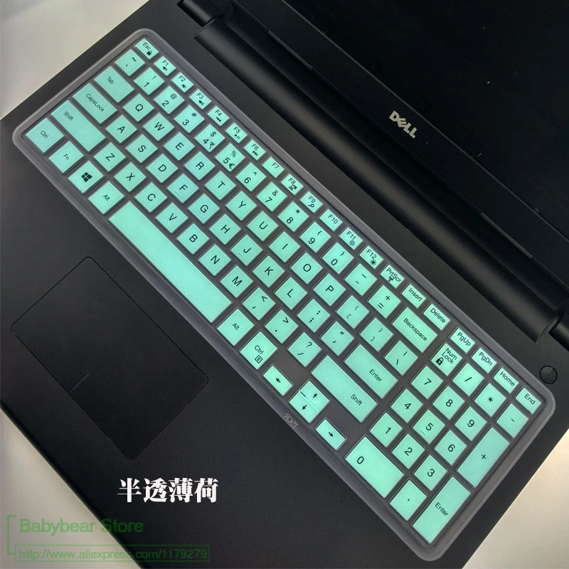 15 6 дюймовый силиконовый чехол для клавиатуры ноутбука Dell Vostro 5568 3568 V3568 vostr15 5000 v5568