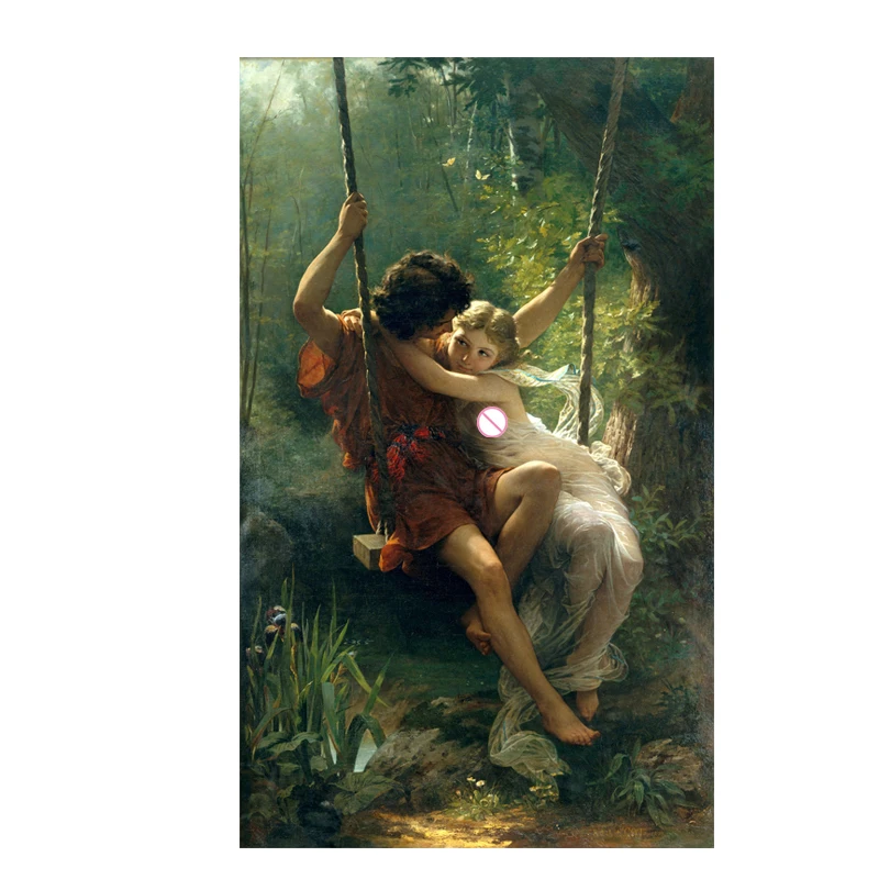 

Винтажная Весенняя постер от Пьера огюстита кота, известная картина маслом, Репродукция на холсте, постер, Настенная картина для гостиной