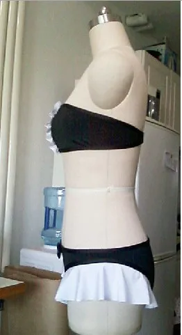 Бикини Oreimo Gokou Ruri черный и белый бюстгальтер без косточек на заказ костюм для