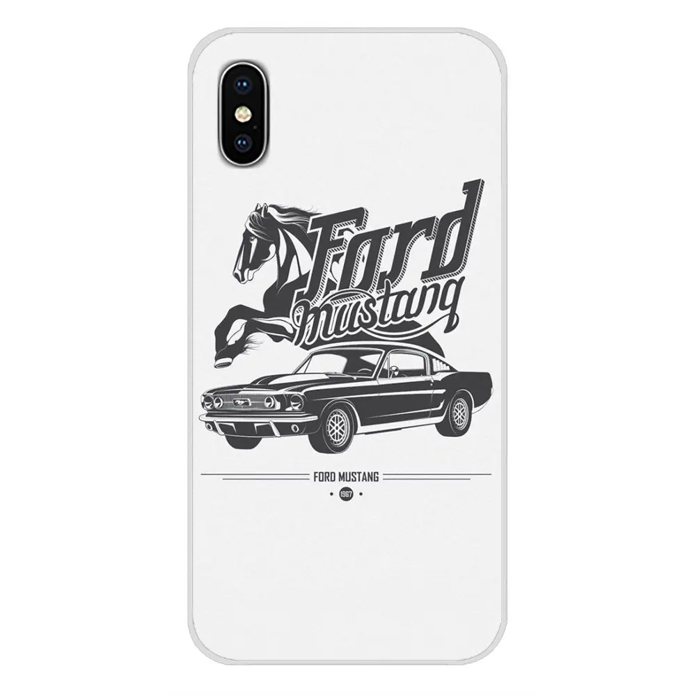 Силиконовые чехлы для телефона Ford Mustang Boss Забавный Логотип Xiaomi Mi6 A1 5X 6X Redmi Note 5 5A 4X 4A