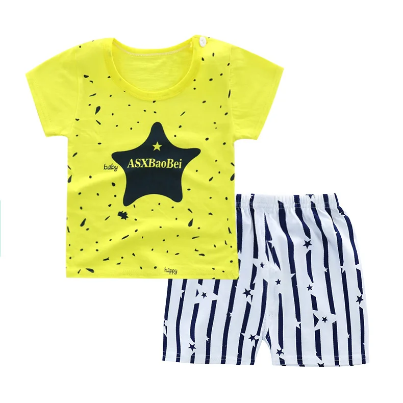 

Baby boy clothes 2018 Brand summer kids clothes sets t-shirt+pants suit clothing set Bike Printed Clothes newborn sport suits