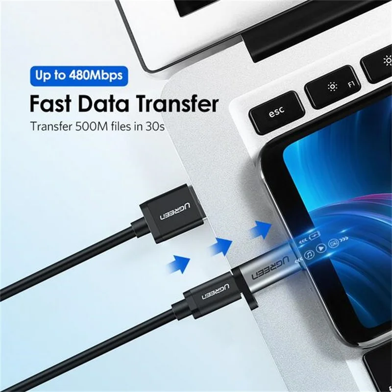 Ugreen кабель-Переходник usb c на кабель micro usb адаптер для samsung s6 s7 huawei xiaomi 4 sony usb type-c преобразователь планшет телефон android зарядное устройство