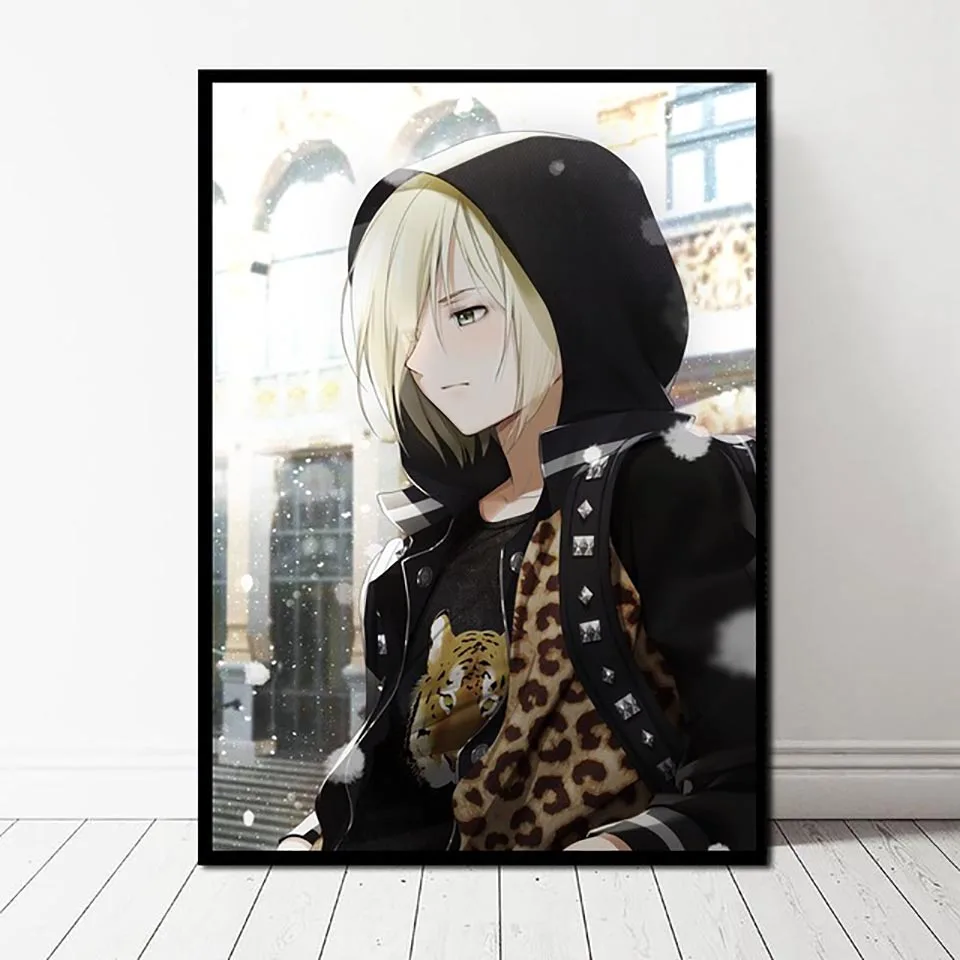Вышивка Алмазная 5D картина домашний декор Yuri On Ice картина в стиле аниме полная квадратная дрель крестиком настенная наклейка подарок ручной работы
