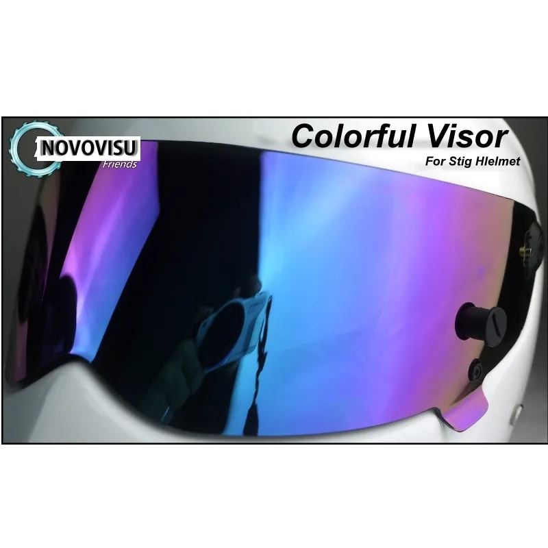 Newvisu черная/Серебристая/цветная линза для козырька шлем Стига|visor lens|helmet shieldshield