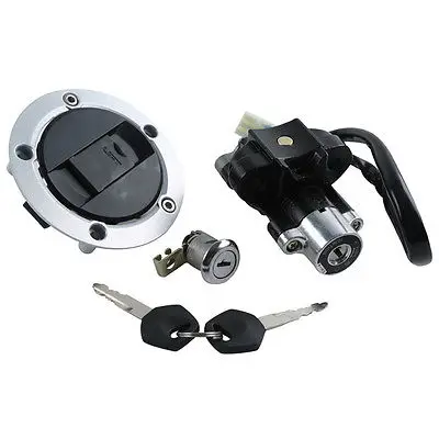 Переключатель зажигания замок крышка Газа ключ набор для Suzuki GSXR 600 GSX R750 2004 2005 K5